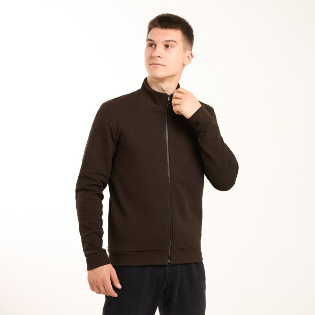 Джемпер Pobedov Amber Шоколадний, M - 1