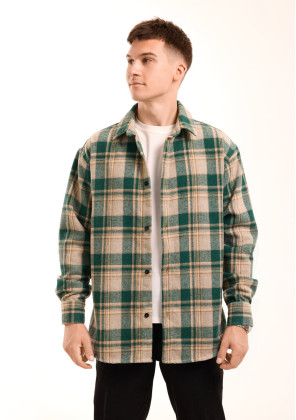Нещодавно переглянуті Сорочка Pobedov Tartan Зелений