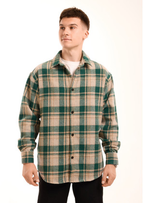 Нещодавно переглянуті Сорочка Pobedov Tartan Зелений 2