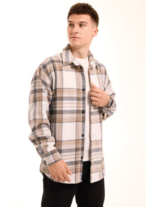 Нещодавно переглянуті Сорочка Pobedov Tartan Бежевий