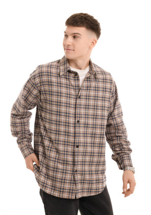 Сорочка Pobedov Woody Коричневий, XL