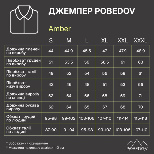Джемпер Pobedov Amber Антрацит, 2XL - 7