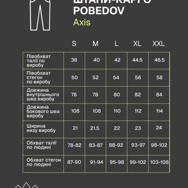 Штаны-карго Pobedov Axis Черный - 6