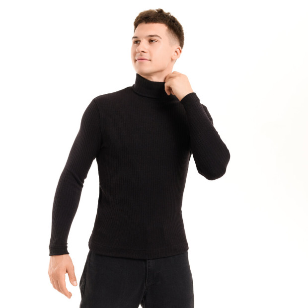 Гольф Pobedov Prestige Чорний, 2XL - 1