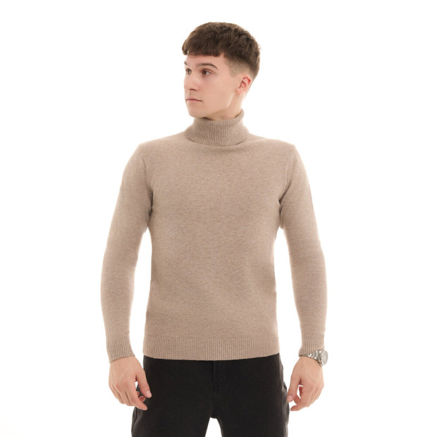 Гольф Pobedov Neck Бежевий, 2XL - 1