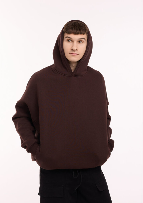 Худі oversize Pobedov Urbanist Шоколадний