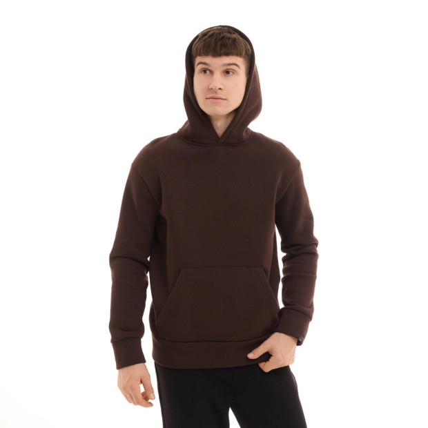 Худі Pobedov 008 ЗИМА Шоколадний, 3XL - 2