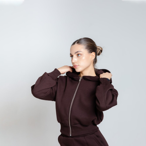 Костюм Pobedov Elegant жіночий Шоколадний, L - 2