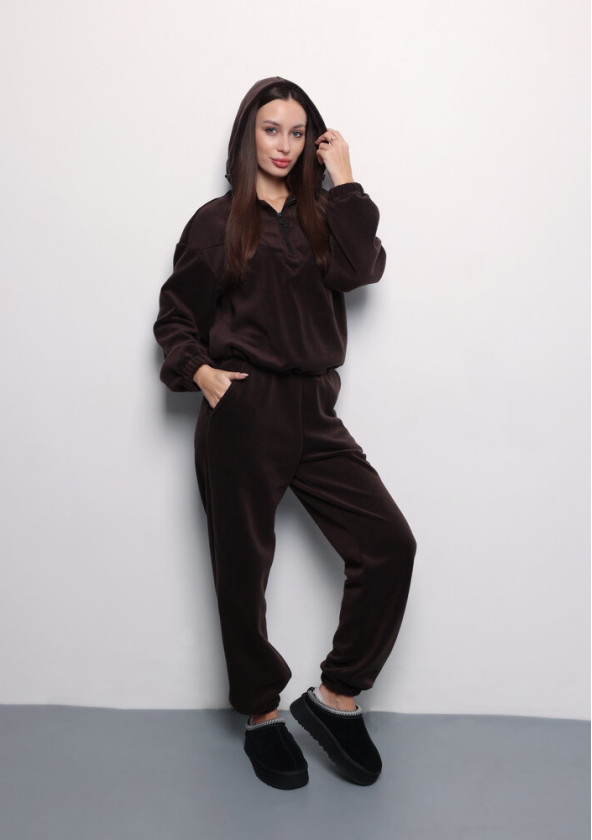 Недавно просмотренные Костюм Pobedov Huggi женский Темно-шоколадний 2