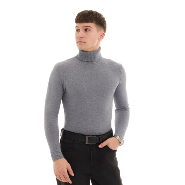 Гольф Pobedov Neck Сірий, 2XL - 2