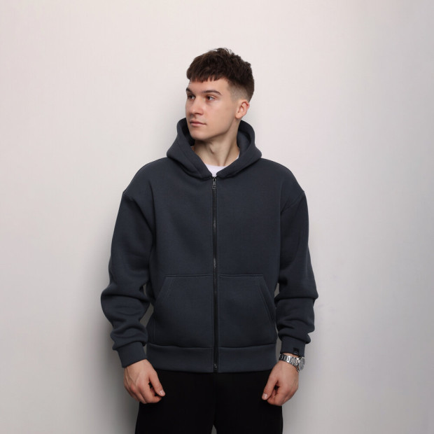 Кофта Pobedov Temp Темно-сірий, XL - 