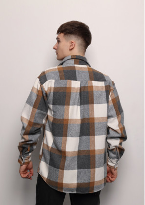 Нещодавно переглянуті Сорочка Pobedov Tartan Сіро-коричневий 2
