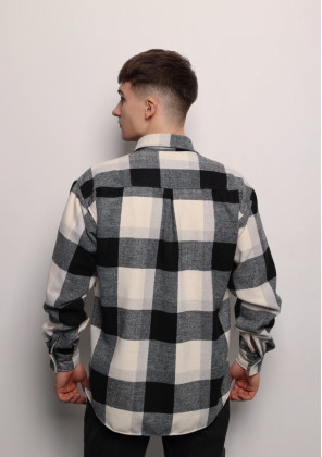 Недавно просмотренные Рубашка Pobedov Tartan Черно-белый 2