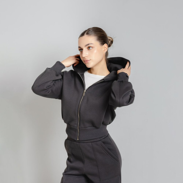 Костюм Pobedov Elegant жіночий Темно-сірий, XS - 1