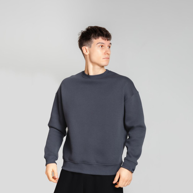 Світшот Slavni Ample Темно-сірий, 2XL - 