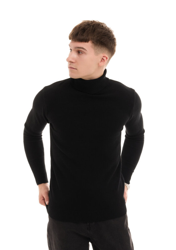 Гольф Pobedov Neck Чорний