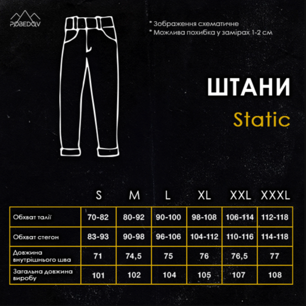 Комплект Pobedov Куртка Motive + Штани Static Хакі, 3XL - 4