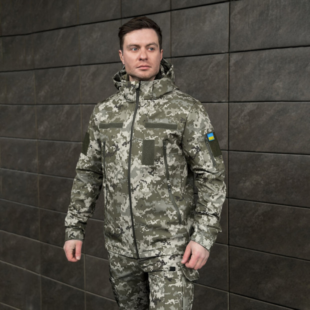 Куртка Pobedov Motive Військова BATAL Піксель, 4XL - 4