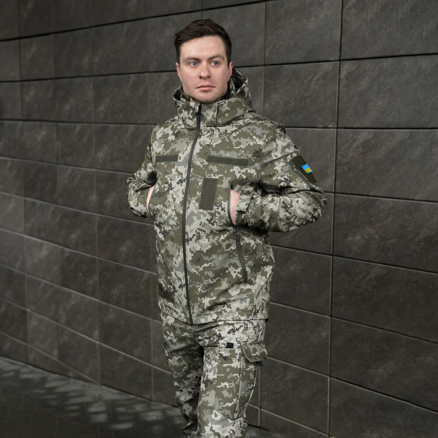 Куртка Pobedov Motive Військова BATAL Піксель, 4XL - 5
