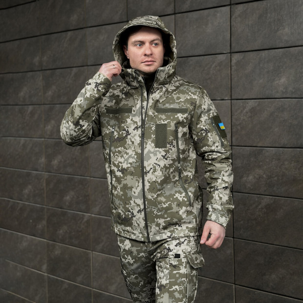 Куртка Pobedov Motive Військова BATAL Піксель, 4XL - 6