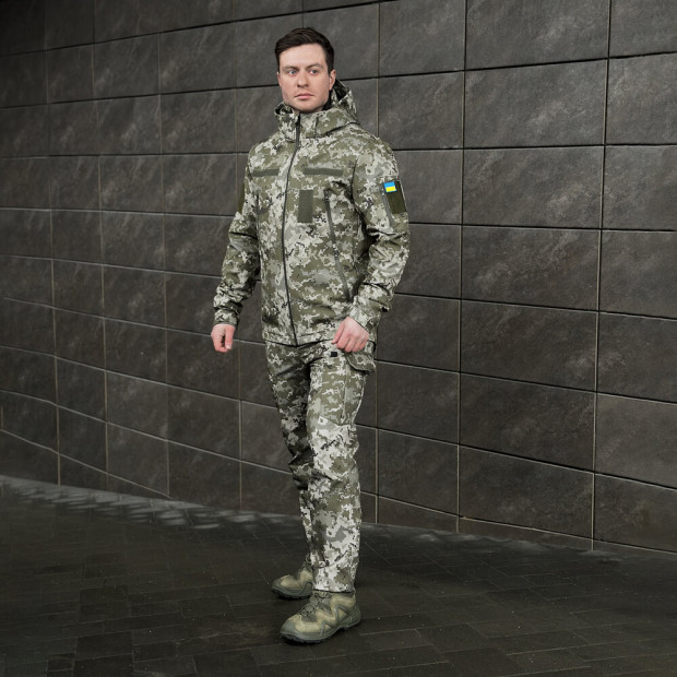 Куртка Pobedov Motive Військова BATAL Піксель, 4XL - 2