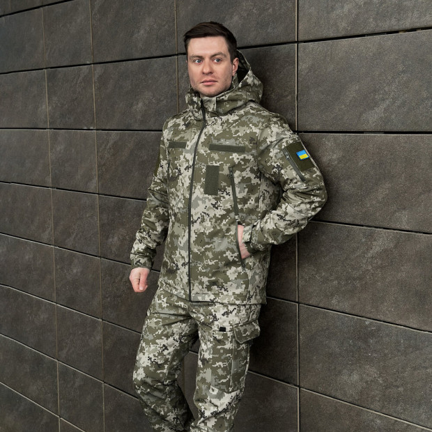Куртка Pobedov Motive Військова BATAL Піксель, 4XL - 3