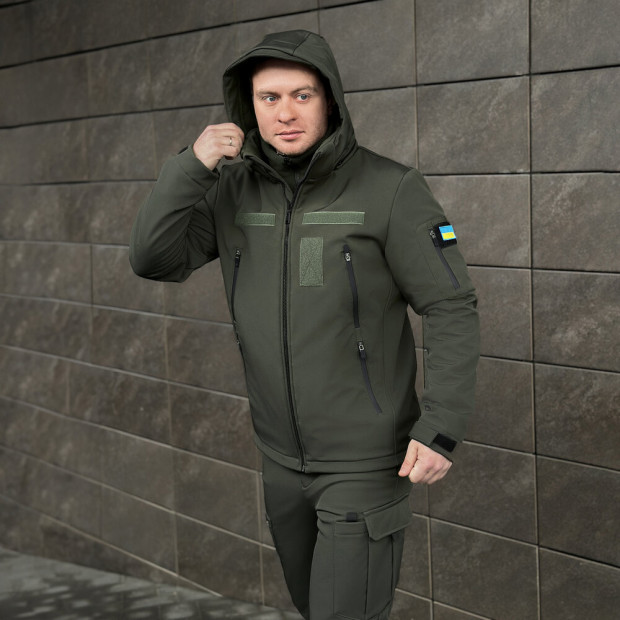 Куртка Pobedov Motive BATAL із липучками Хакі, 4XL - 5