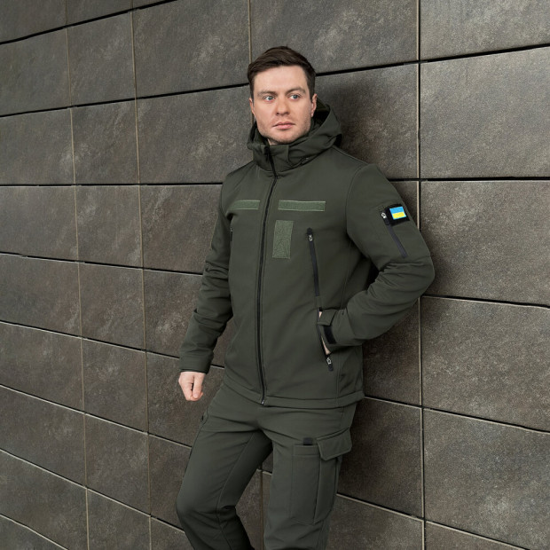 Куртка Pobedov Motive BATAL із липучками Хакі, 4XL - 3