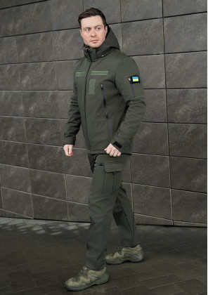 Куртка Pobedov Motive BATAL із липучками Хакі, 4XL