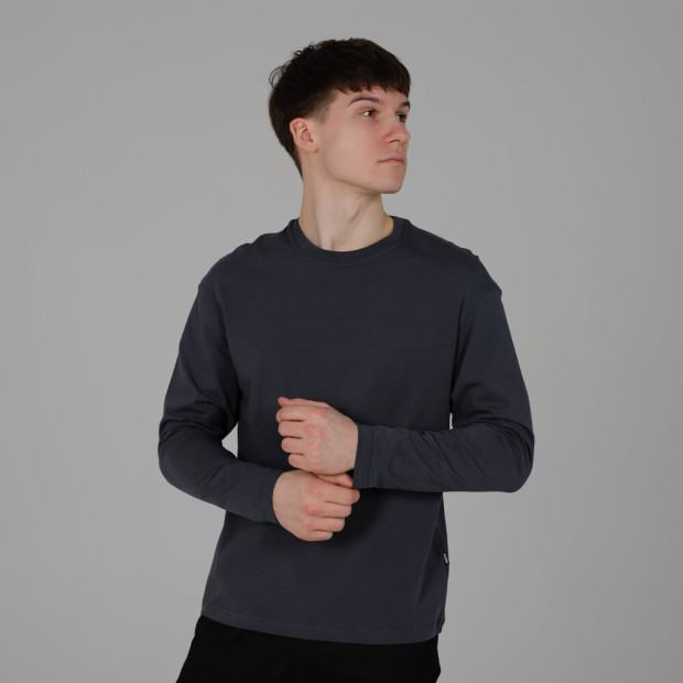 Лонгслів Slavni Mono Темно-сірий, 2XL - 1