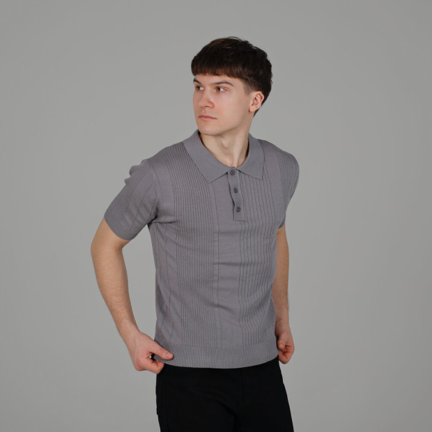 Поло Slavni Twist Сірий, XL - 1