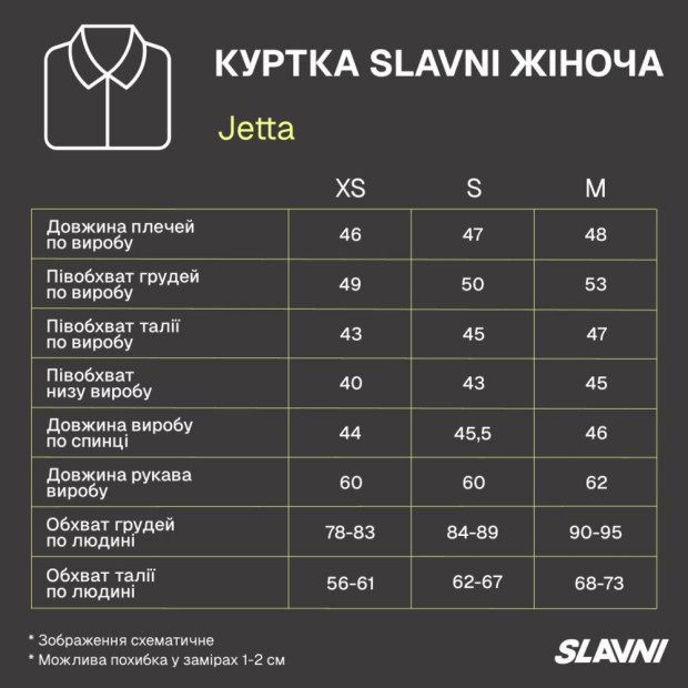 Куртка Slavni Jetta жіноча Чорний, M - 5