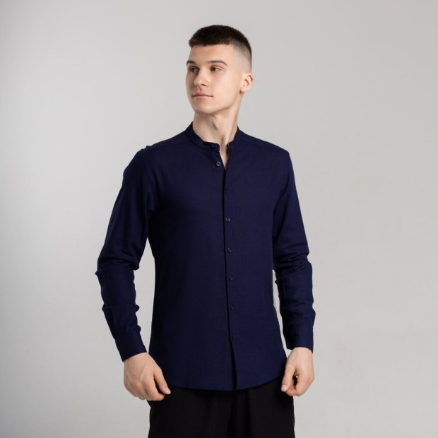 Комплект Сорочка Pobedov Orion + Штани Pobedov Chill Синьо-чорний, 2XL - 1