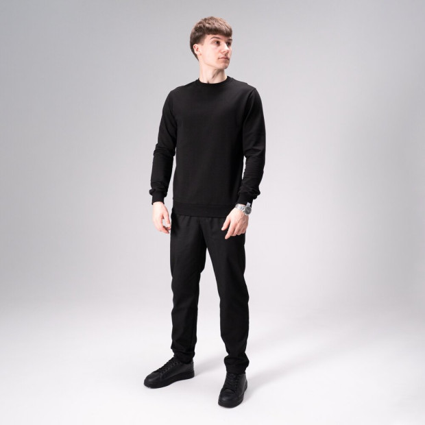 Комплект Світшот 001 + Штани Pobedov Step Чорний, 2XL - 