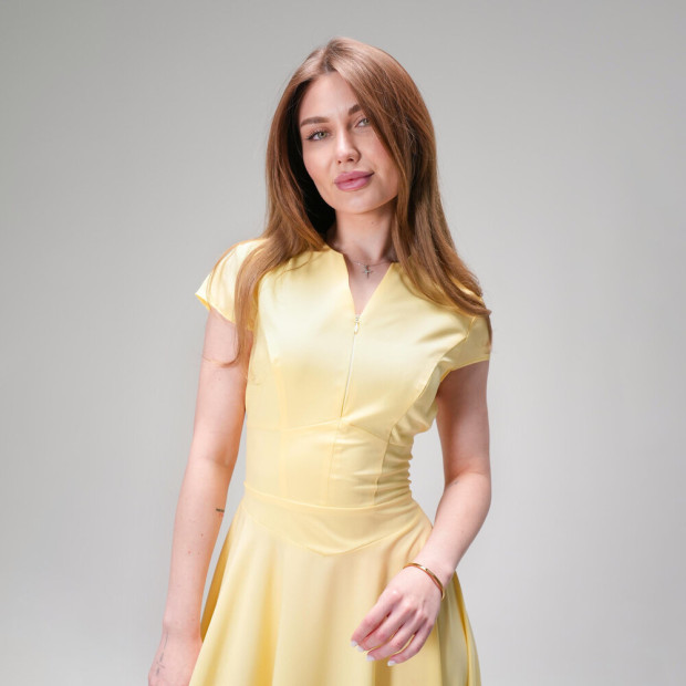 Сукня Slavni Sendy Лимонний, XS - 1