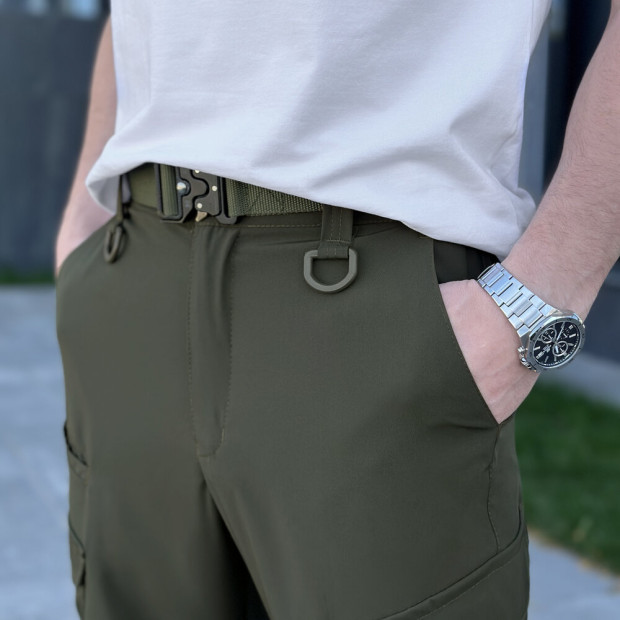 Штани-карго Pobedov Tactical Soft Хакі, XS - 7