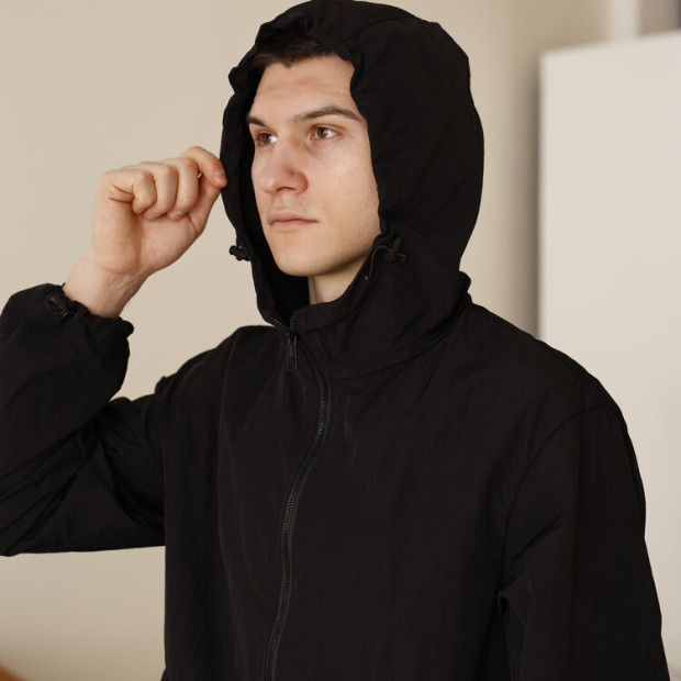 Куртка-вітрівка Pobedov Neon Чорний, 3XL - 4
