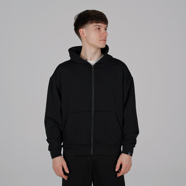 Комплект Кофта Slavni Biggie + Джогери Slavni Baggo Чорний, L-XL - 2