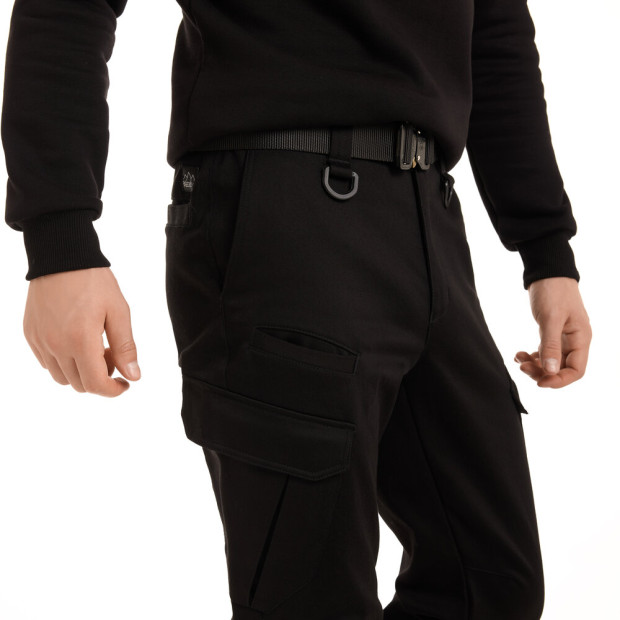 Штани-карго Pobedov trousers Tactical ЗИМА Чорний, L - 5