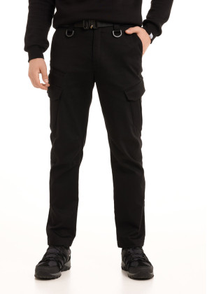 Штани-карго Pobedov trousers Tactical ЗИМА Чорний, XL
