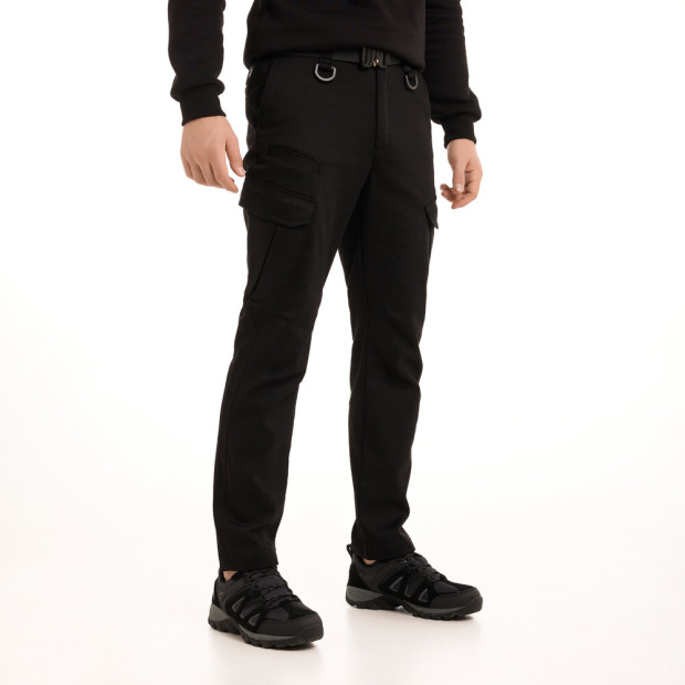 Штани-карго Pobedov trousers Tactical ЗИМА Чорний, S - 