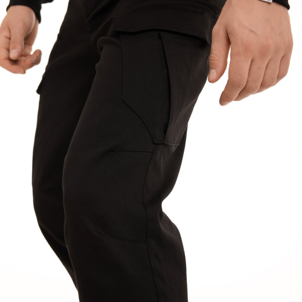 Штани-карго Pobedov trousers Tactical ЗИМА Чорний, S - 6