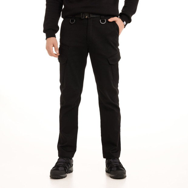 Штани-карго Pobedov trousers Tactical ЗИМА Чорний, M - 1
