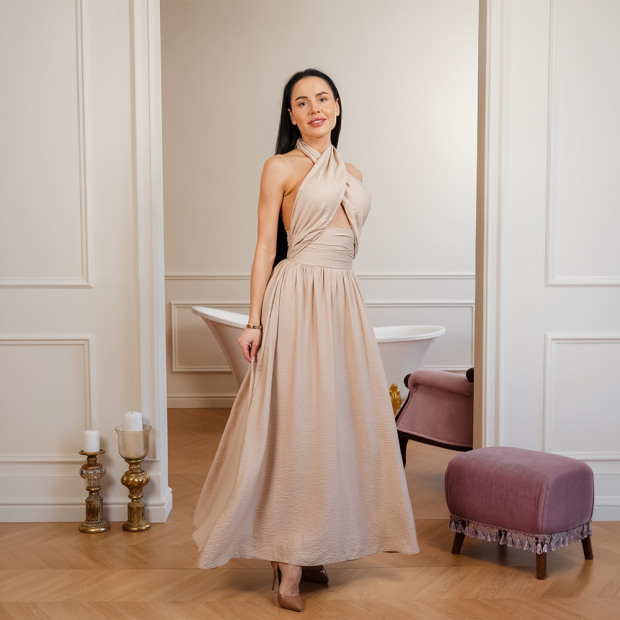 Сукня Slavni Grace Бежевий, M - 4