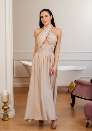 Сукня Slavni Grace Бежевий, XS