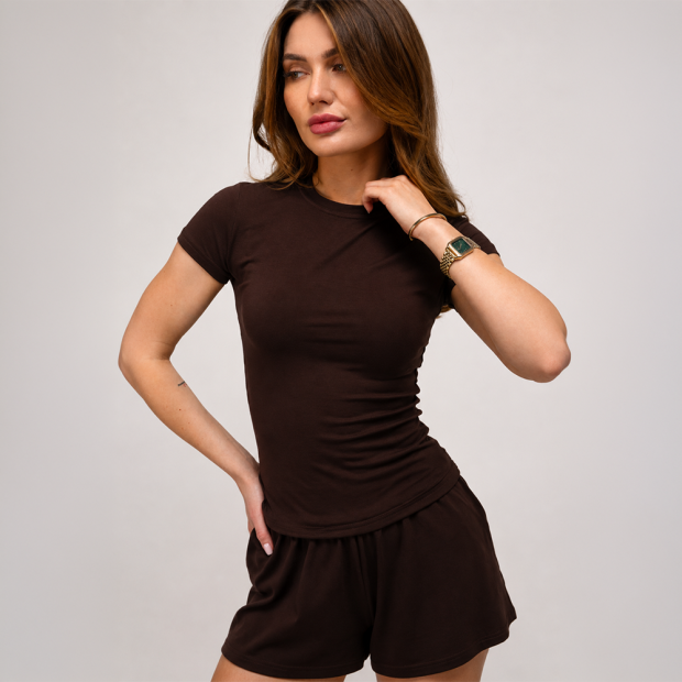Костюм Slavni Roxy жіночий Шоколадний, S - 1