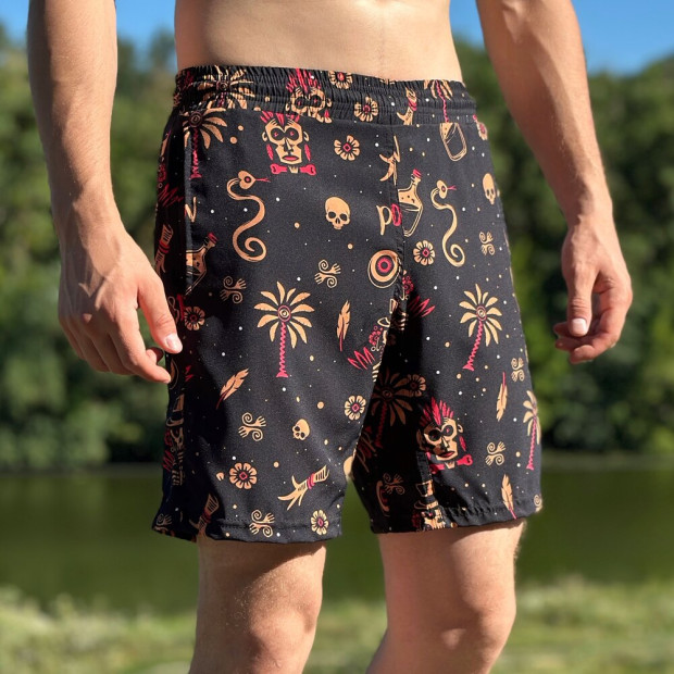 Пляжные шорты Slavni Rest Print Totem - 