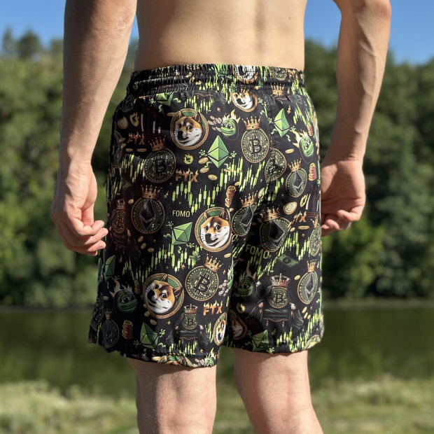 Пляжні шорти Slavni Rest Print Kripta - 1