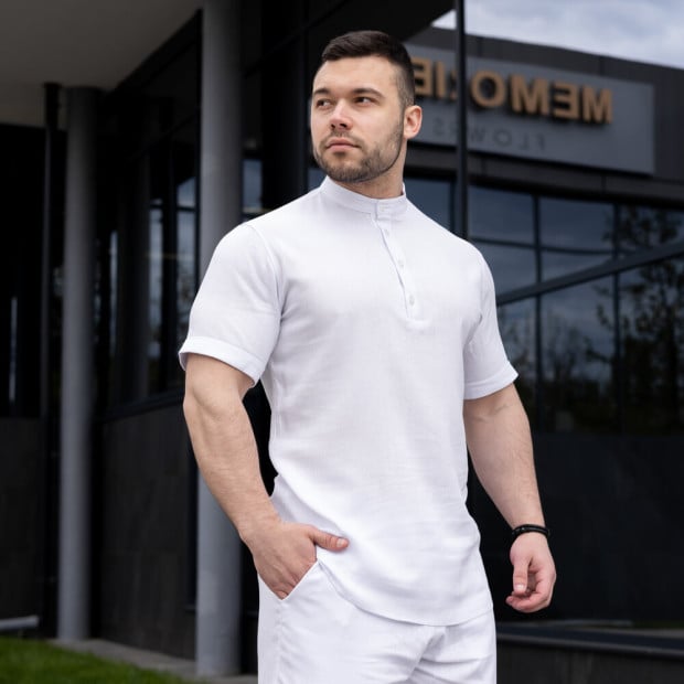 Рубашка Pobedov Molodist + Шорты Pobedov Marsel Белый - 2
