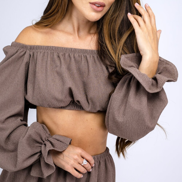 Костюм Slavni Liana жіночий Коричневий - 1